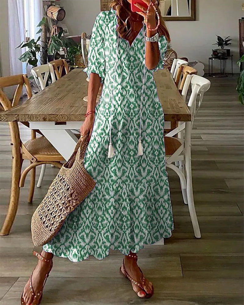 Lisa™   – Boho-Inspired A-Line Dress