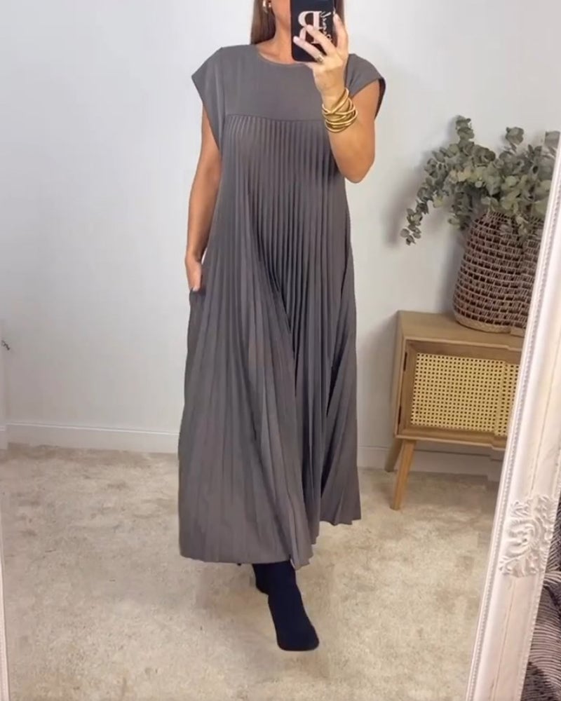 Modestique london|Simple Solid Color Dress