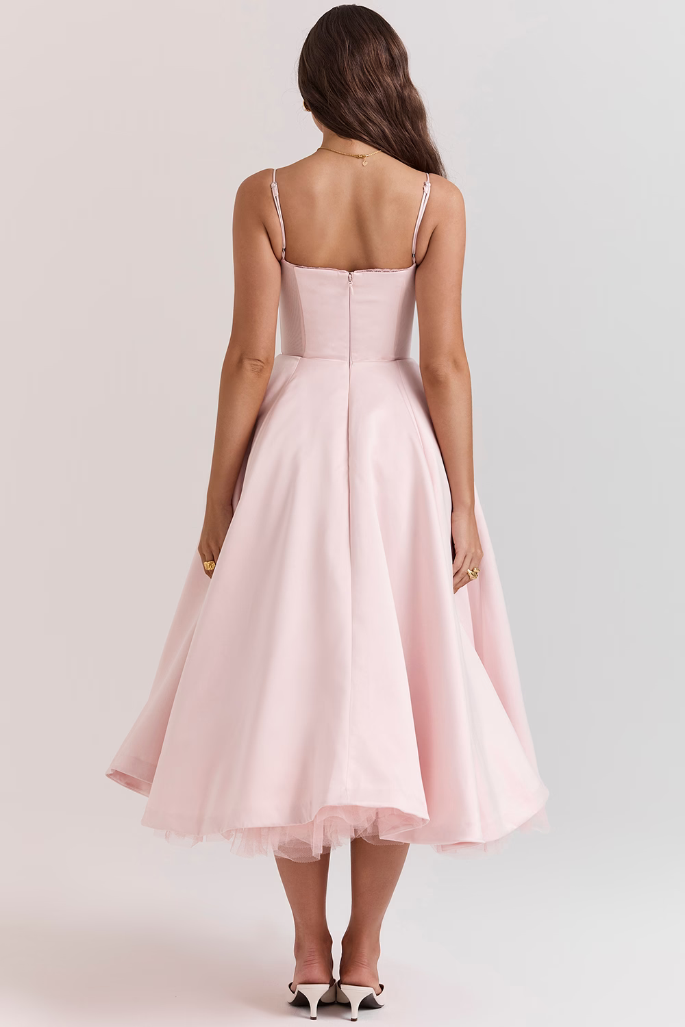 Alina™ | Corset Midi Dress