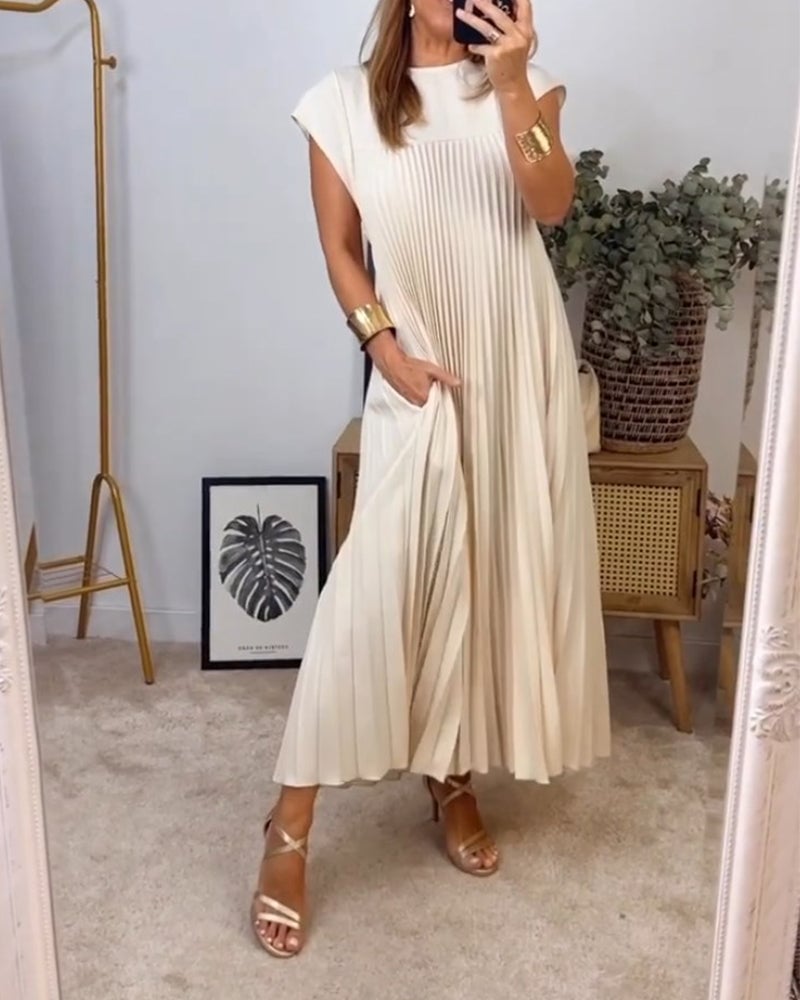 Modestique london|Simple Solid Color Dress