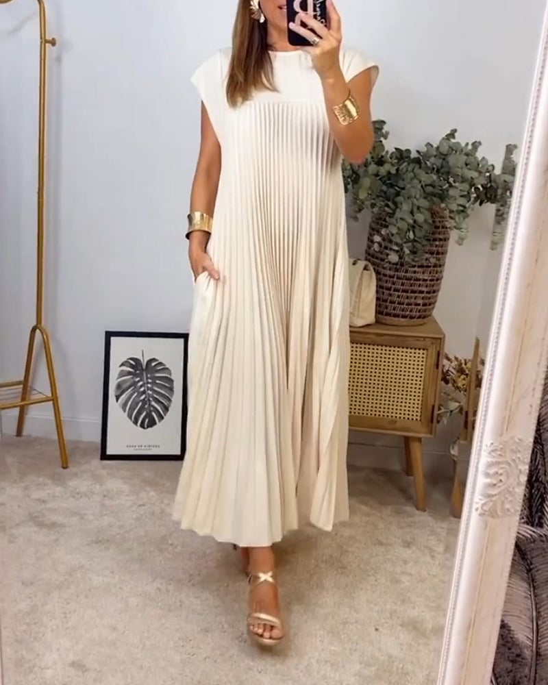 Modestique london|Simple Solid Color Dress
