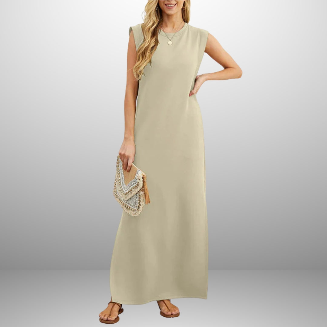 Emma™ | Long Flowing Crease-Resistant Dress