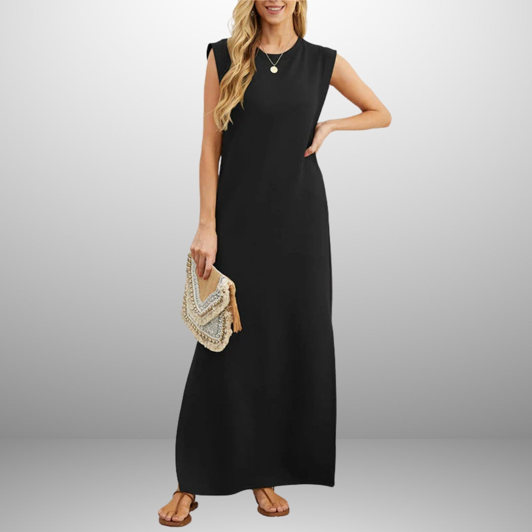 Emma™ | Long Flowing Crease-Resistant Dress