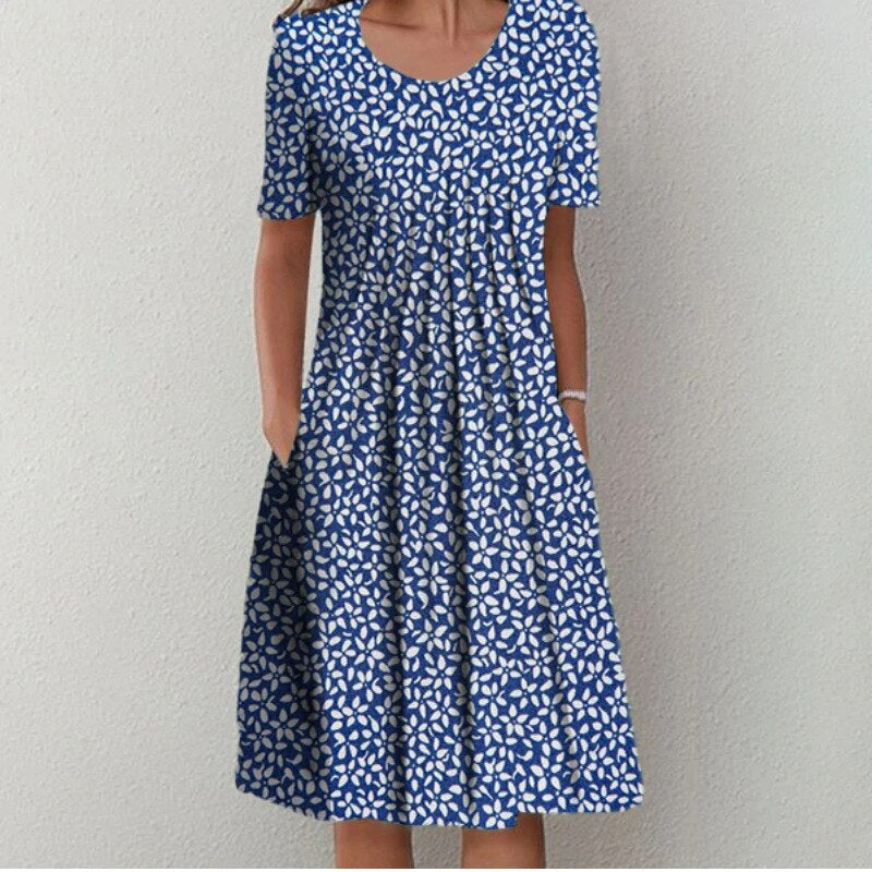 Emelie™  – Elegant Layered Tummy-Coverage Dress