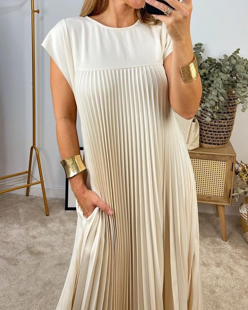 Modestique london|Simple Solid Color Dress