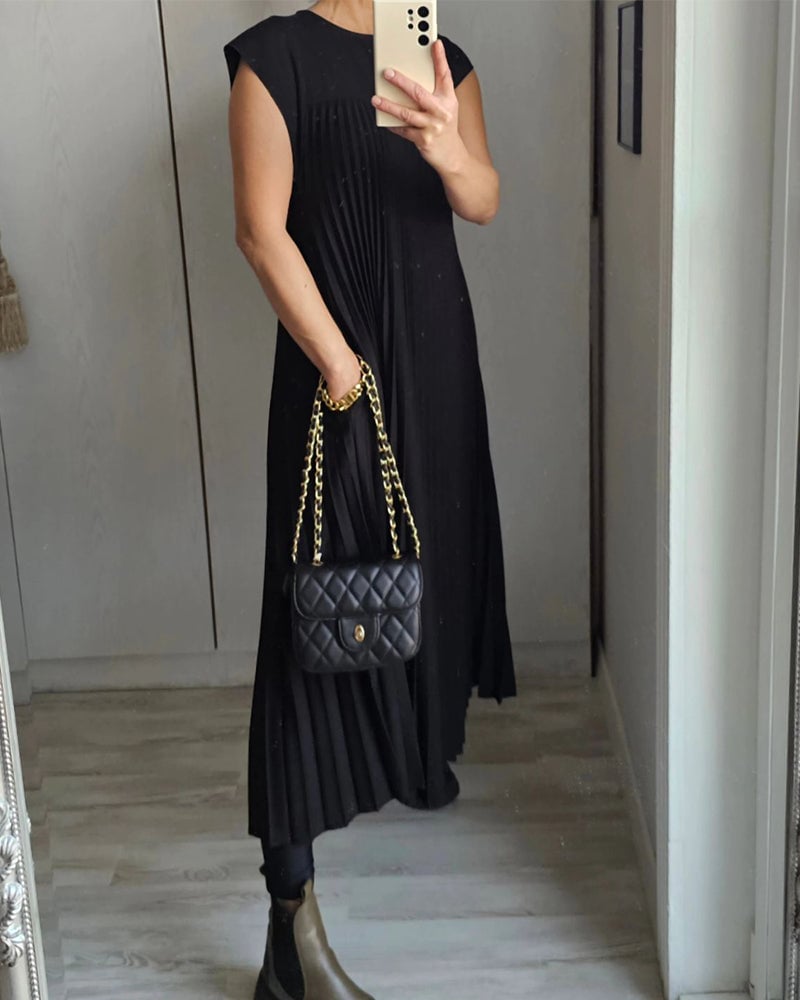 Modestique london|Simple Solid Color Dress