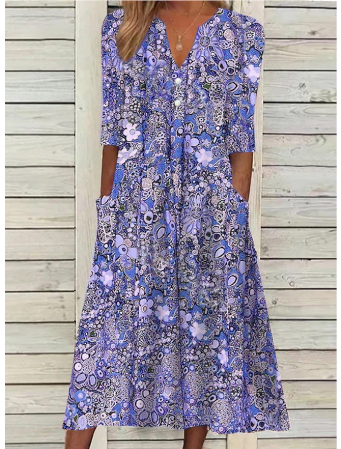 WILLOW ™| ELEGANT SUMMER DRESS WITH BELLY COVER