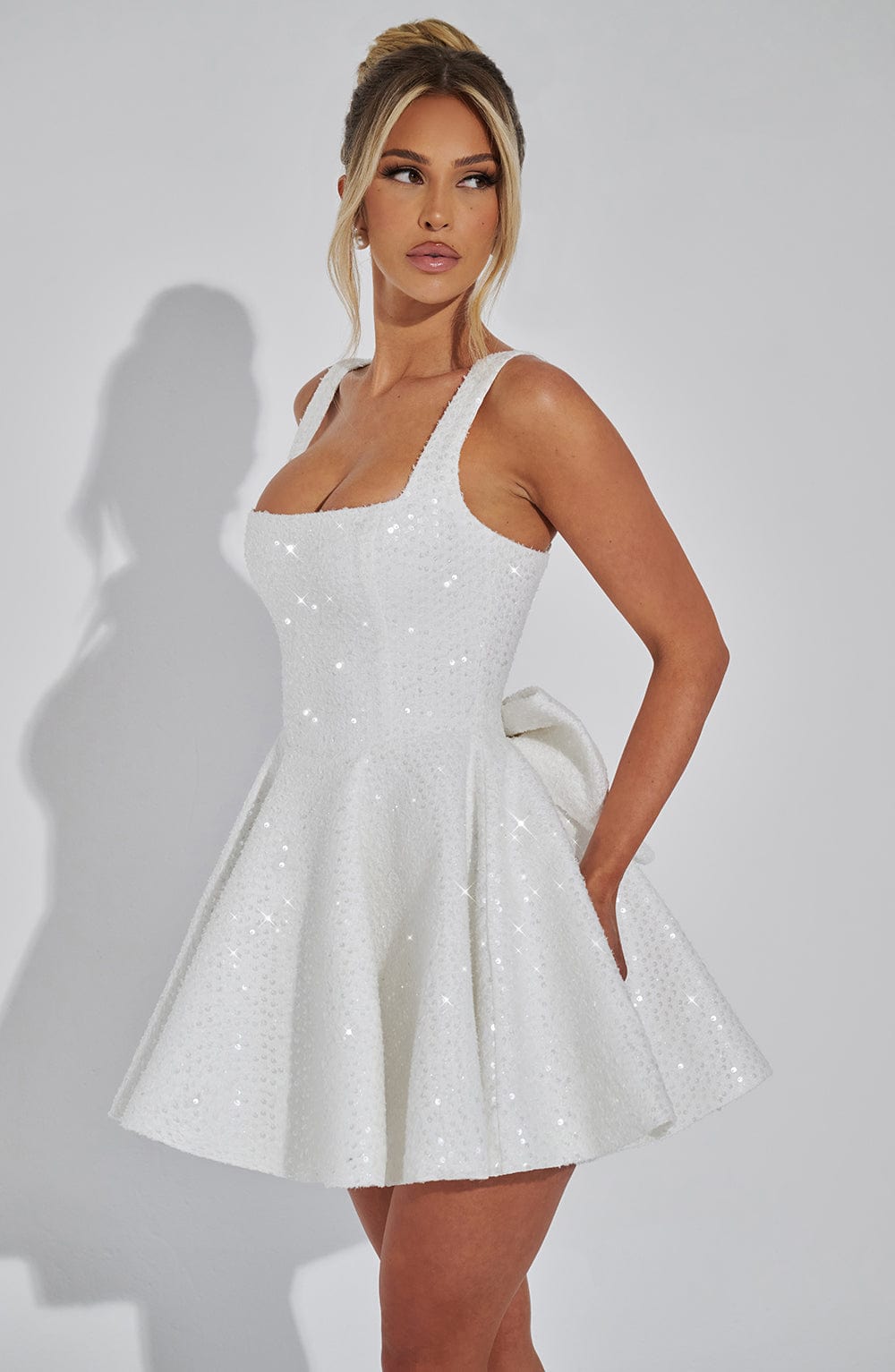 Modestique london™ - Bow Tie Mini Dress